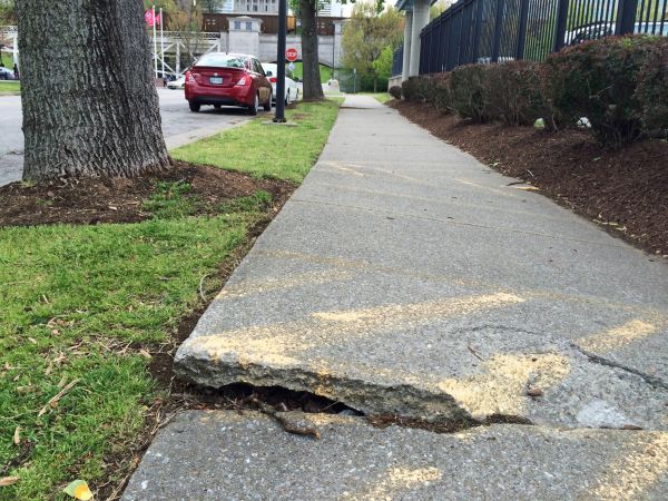 Cement Sidewalk Repair in Mount Juliet