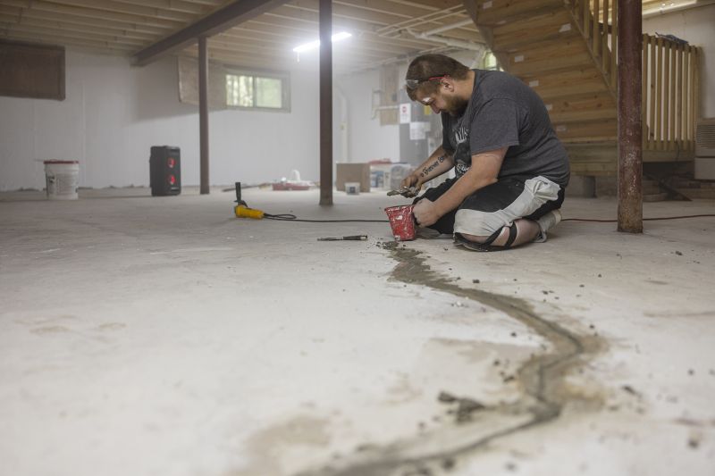 Garage Floor Concrete Repair